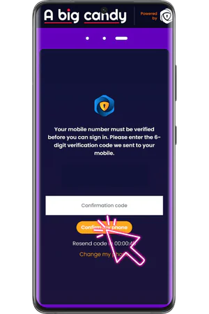Phone number verification step casino